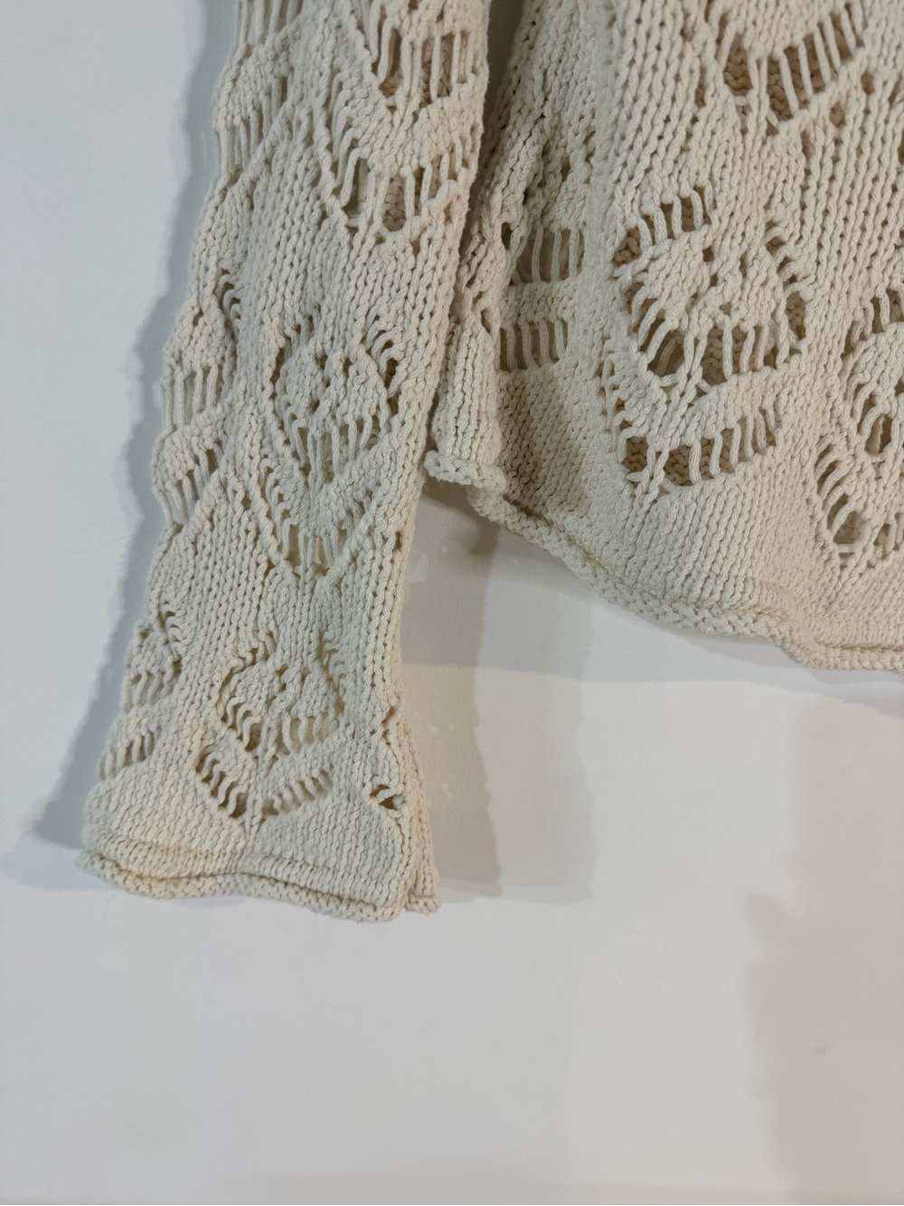Zara open knit sweater flared sleeve - Picture 7 of 7